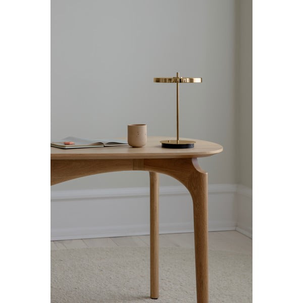 Veioză aurie LED cu intensitate reglabilă cu abajur din metal (înălțime 31 cm) Asteria Move – UMAGE-image-3