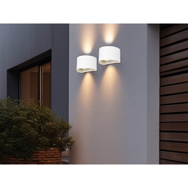 Corp de iluminat pentru exterior LED de perete cu senzor de mișcare (înălțime 10 cm) Talent – Reality-image-3