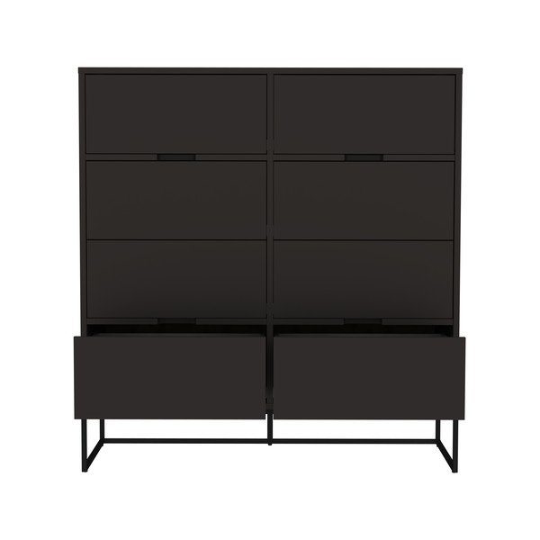 Dulap Tenzo Lipp, 118 x 127 cm, negru-image-3