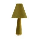 Veioză verde cu abajur textil (înălțime 61 cm) Devia – Light & Living