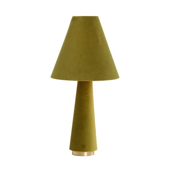 Veioză verde cu abajur textil (înălțime 61 cm) Devia – Light & Living