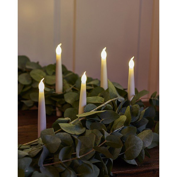Decorațiune luminoasă de Crăciun albă 10 buc. ø 2 cm Carolin – Sirius-image-1