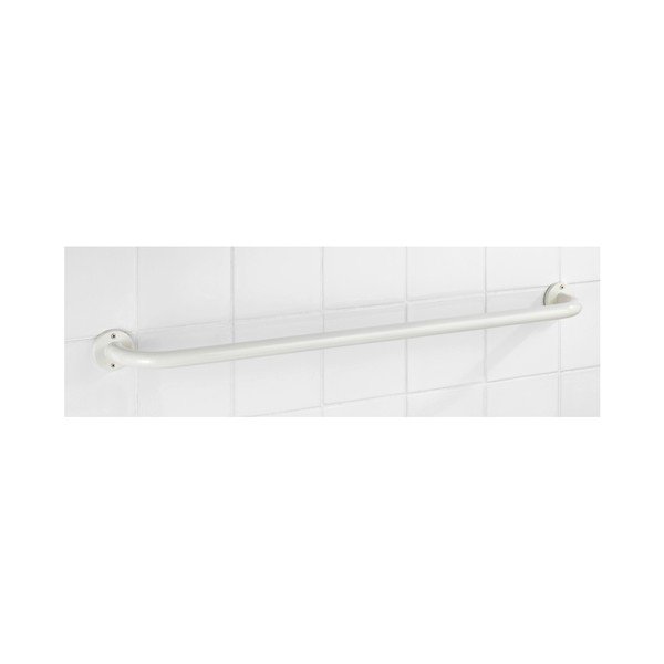 Suport de perete pentru prosoape Wenko Basic, 80 cm, alb-image-2