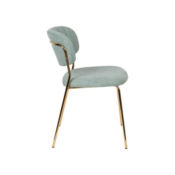 Scaune de dining verde-deschis 2 buc. Jolien – White Label-image-3