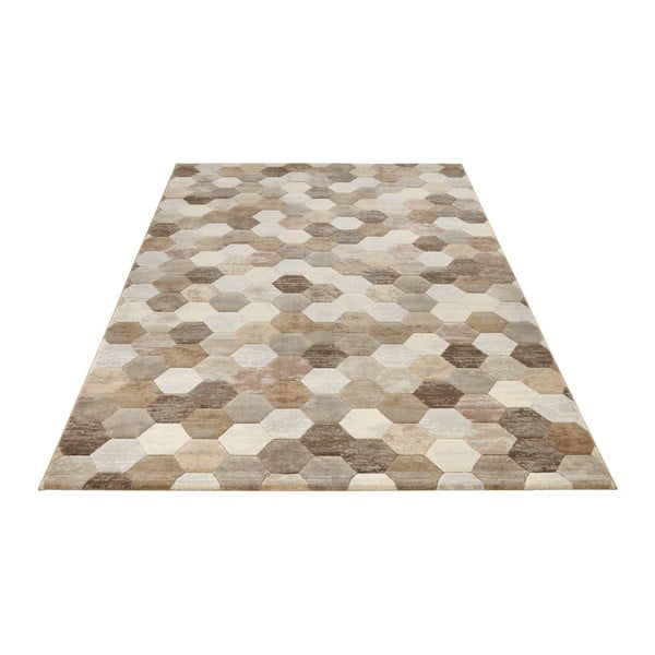 Covor Elle Decoration Arty Manosque, 80 x 150 cm, maro - crem-image-3