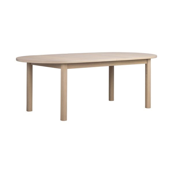 Masă de dining extensibilă cu blat cu aspect de lemn de stejar 105x220 cm Gifford – Rowico