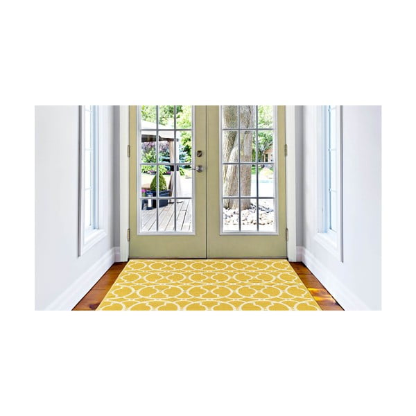 Covor adecvat pentru exterior Floorita Interlaced, 160 x 230 cm, galben-image-3