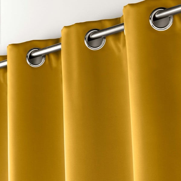 Draperie galbenă blackout 135x280 cm Occult – douceur d'intérieur-image-1
