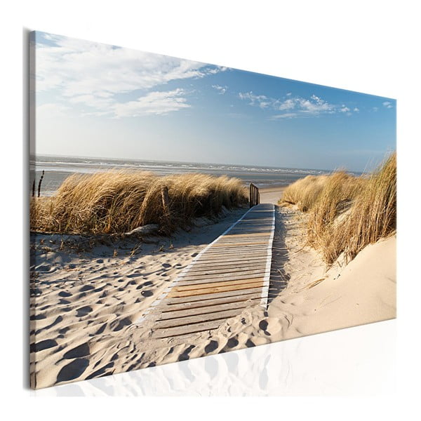 Tablou pe pânză Artgeist Wild Beach, 150 x 50 cm