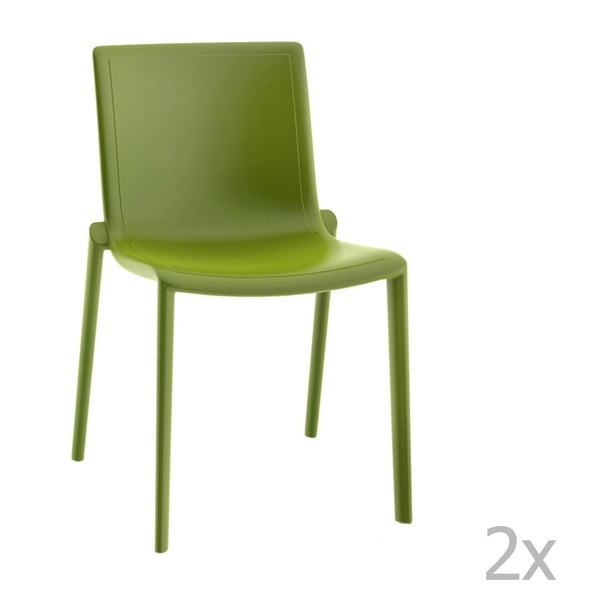 Set 2 scaune grădină Resol Kat, verde