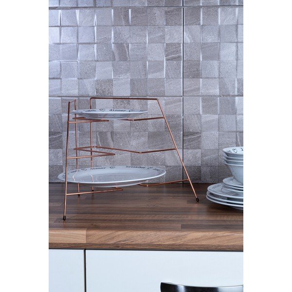 Raft suplimentar arămiu din metal 37x25 cm Rowan – Premier Housewares-image-1