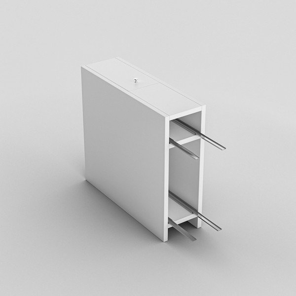 Dulap pentru baie Garetto Calencia White, alb-image-4