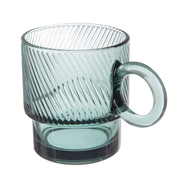 Cană verde din sticlă 310 ml Verde – Orion-image-2