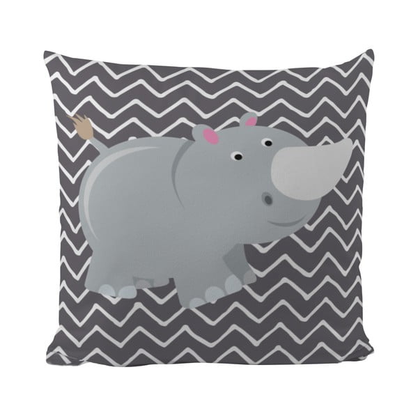 Pernă Rhino in Grey, 50x50 cm