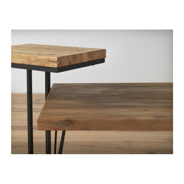 Măsuță auxiliară cu blat din lemn Geese Lorena-image-1