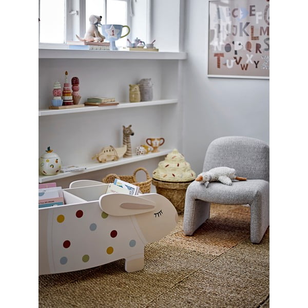 Coș de jucării pentru copii în culoare naturală din iarbă-de-mare ø 28x41 cm Cillie – Bloomingville Mini-image-2