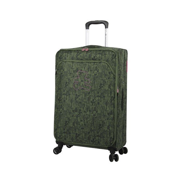 Troler cu 4 roți Lulucastagnette Teddy Bear, 71 l, verde-image-4