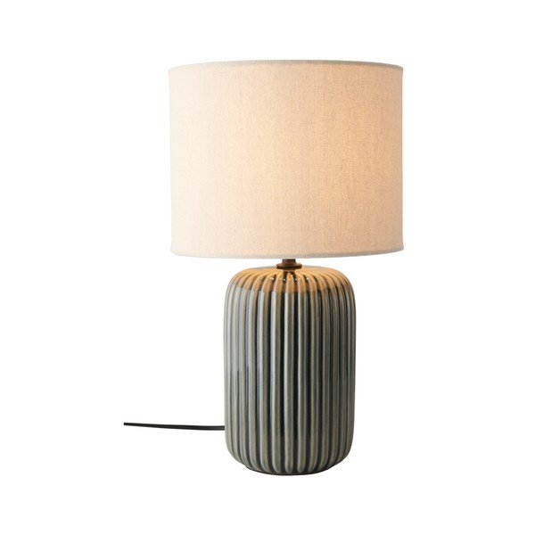 Veioză gri/bej din material textil (înălțime 36 cm) Mizu – Ellos Home-image-3