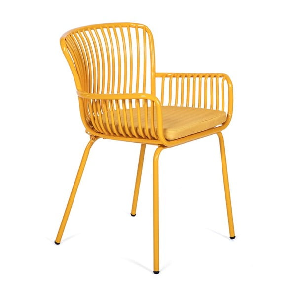 Set 2 scaune de grădină Bonami Selection Elia, galben
