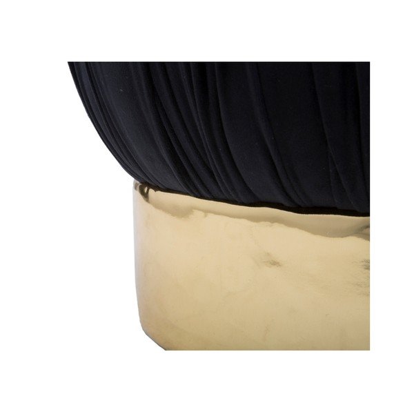 Puf cu spațiu de depozitare Mauro Ferretti Paris, ⌀ 41 cm, negru-image-2