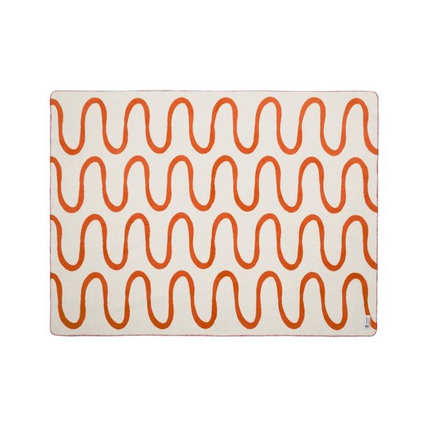 Pătură portocalie 150x200 cm Swirl – noo.ma-image-4