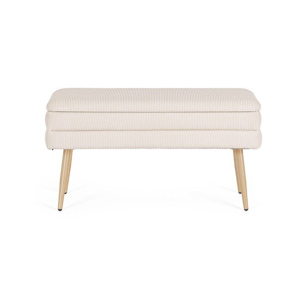 Bancă albă capitonată Olga – Bizzotto