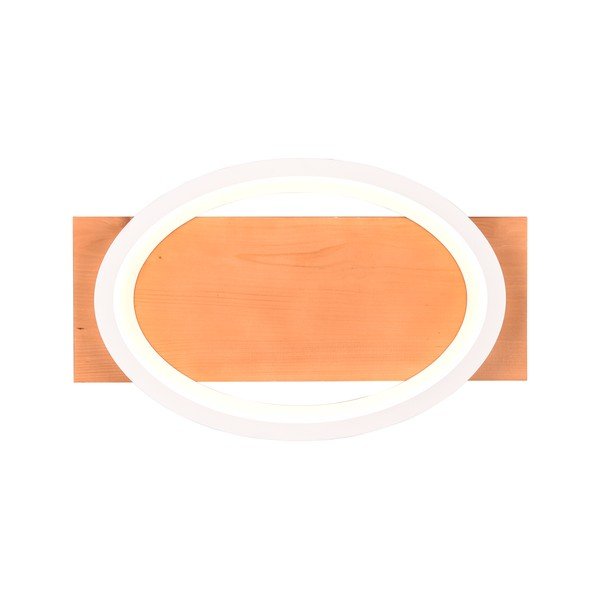 Aplică de perete albă/în culoare naturală LED cu intensitate reglabilă Barca – Trio