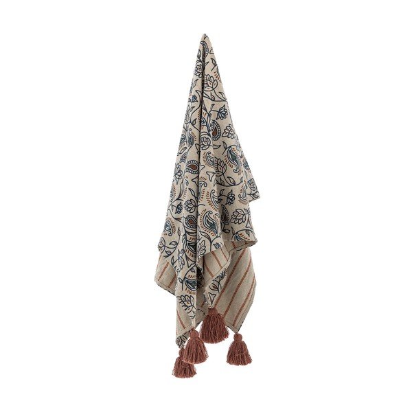 Pătură din amestec de bumbac 130x160 cm Paisley – Bloomingville-image-2