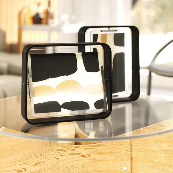 Ramă foto neagră cu picior de susținere din lemn 26x31,5 cm Bellwood – Umbra-image-4