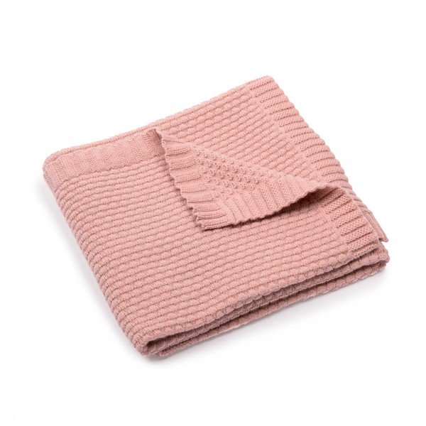 Pătură tricotată pentru copii roz 75x86 cm Après la Pluie – Moulin Roty