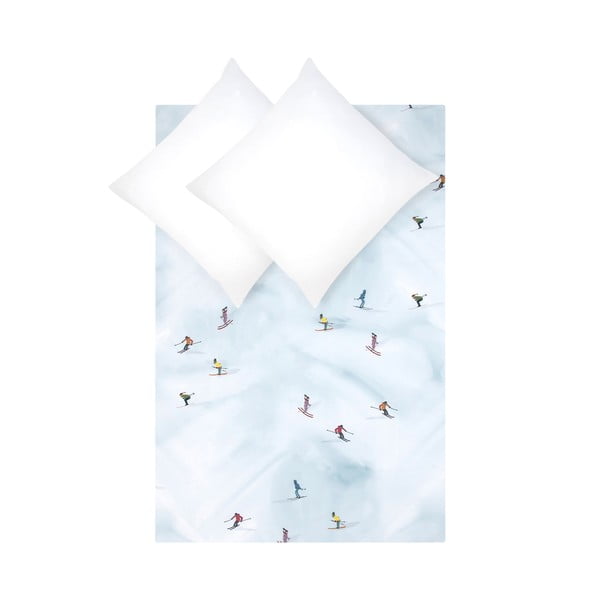Lenjerie de pat din bumbac percale Westwing Collection Kery Till Ski, 200 x 200 cm