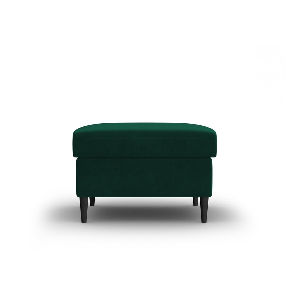 Taburet verde cu tapițerie din catifea Kyoto – Cosmopolitan Design