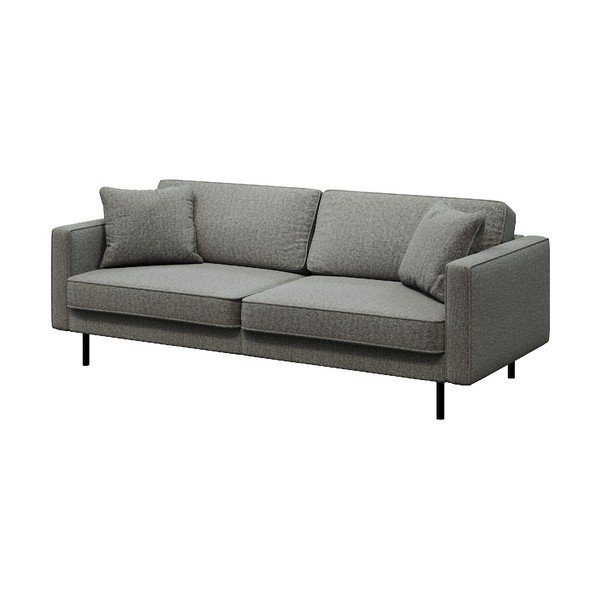 Canapea cu 3 locuri MESONICA Kobo, gri închis-image-2