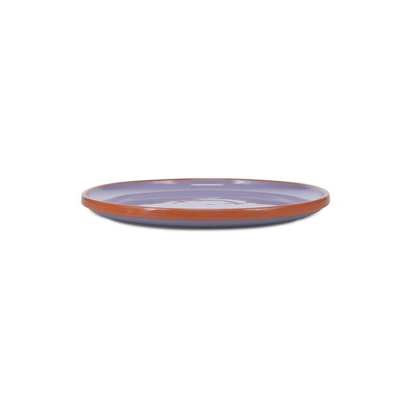 Farfurie portocalie/mov din gresie ø 26 cm Duo – ONA-image-3