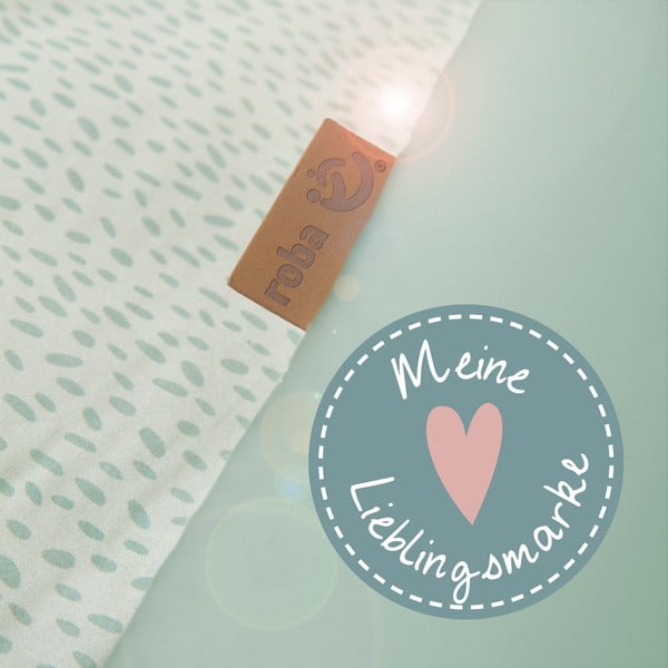 Saltea de joacă pentru copii verde-deschis 100x100 cm Woodland Buddies – Roba-image-2