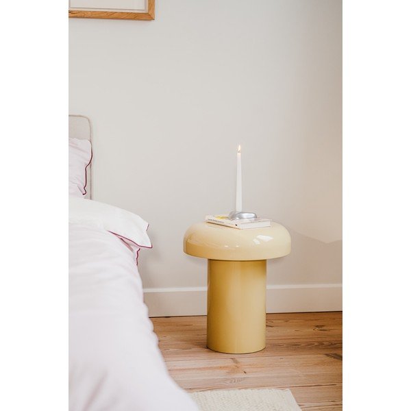 Măsuță auxiliară rotundă din oțel ø 40 cm Miko – noo.ma-image-2