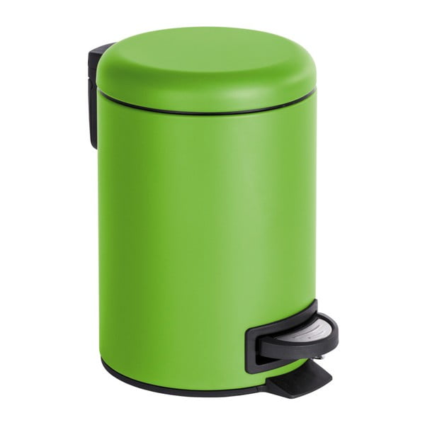 Coș de gunoi cu pedală Wenko Leman, 3 l, verde
