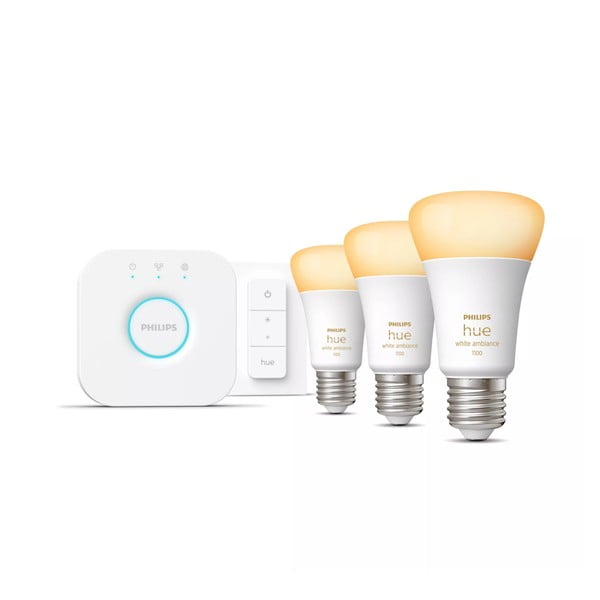 Kit start smart E27, 5 buc. 11 W White ambiance – Philips Hue-image-1