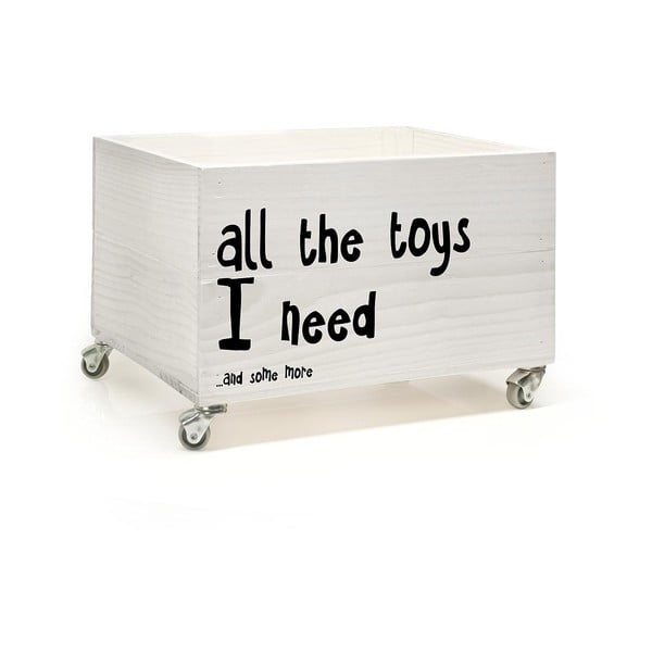 Cutie din lemn cu roţi Little Nice Things All The Toys