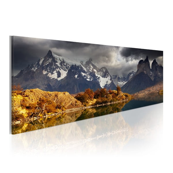 Tablou pe pânză Artgeist Storm Landscape, 120 x 40 cm