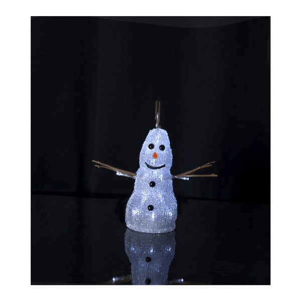 Prrsonaj luminos cu LED Best Season Crystal Snowman
