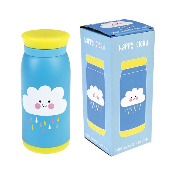 Sticlă din inox Rex London Happy Cloud, 350 ml