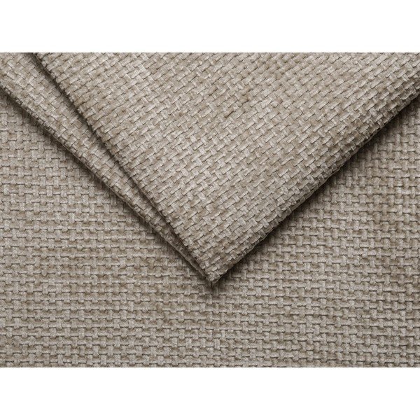 Pat matrimonial bej tapițat fără tăblie 160x200 cm Whale – Micadoni -image-3