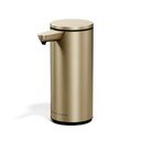 Dozator de săpun lichid auriu mat automat din oțel 266 ml – simplehuman
