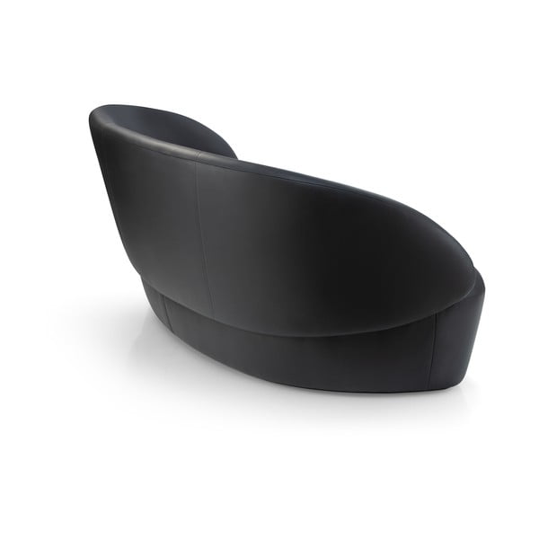 Canapea cu tapițerie din piele EMKO Naïve, 214 cm, negru-image-4