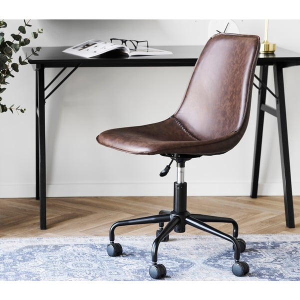 Scaun de birou maro închis Monaco – House Nordic-image-1
