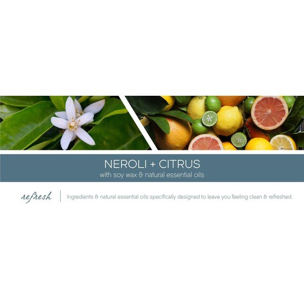 Lumânare parfumată în recipient de sticlă Goose Creek Neroli & Citrus, 60 ore de ardere-image-2