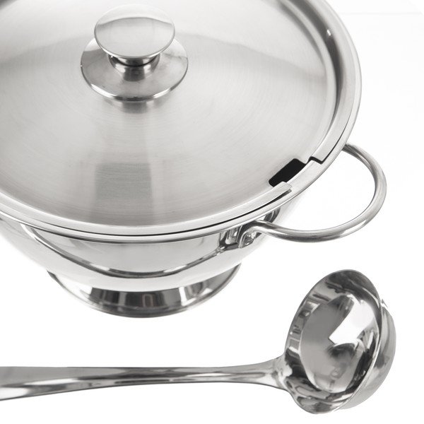 Bol argintiu din oțel inoxidabil ø 26 cm – Orion-image-3