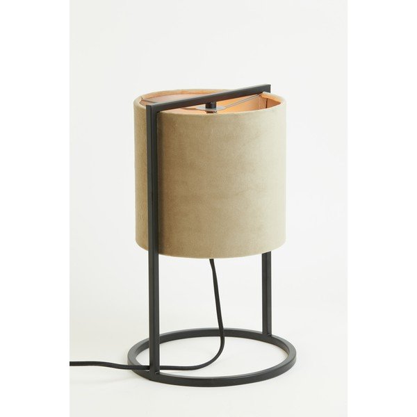 Veioză neagră/bej (înălțime 35 cm) Santos – Light & Living-image-3