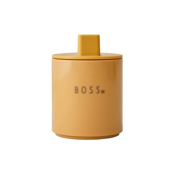 Cană pentru copii Design Letters Mini Boss, galben muștar-image-1